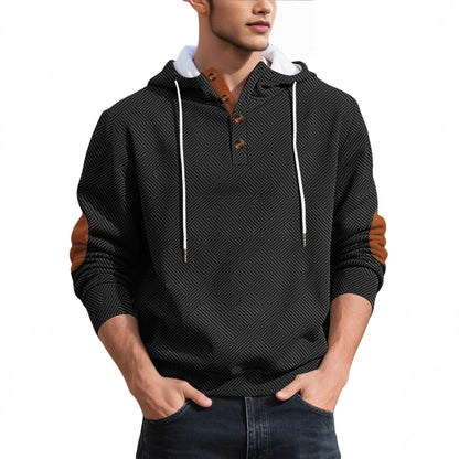 Herren Kapuzenpullover Modern Strukturiert Trendig