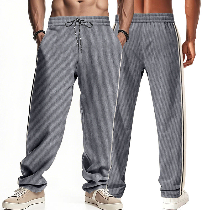 Herren Sporthose mit Streifen Komfort Fit Sportlich