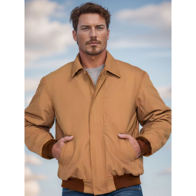Männer Utility-Jacke Robust Mit Vielen Taschen
