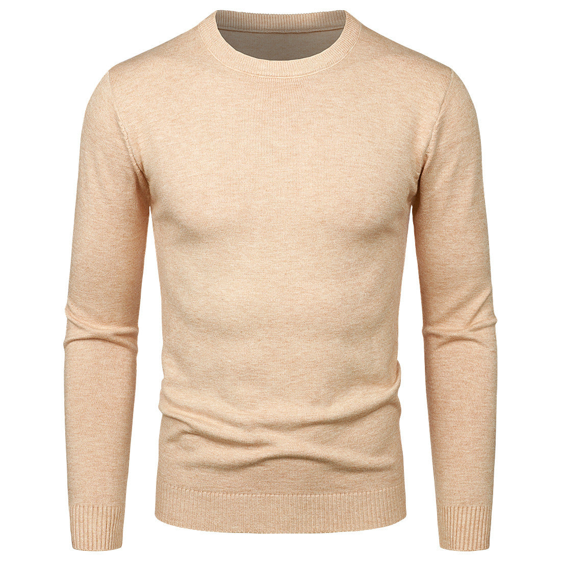 Herren Pullover Weich Rundhals Modern