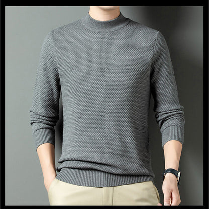 Herren Pullover Modern Strukturiert Elegant