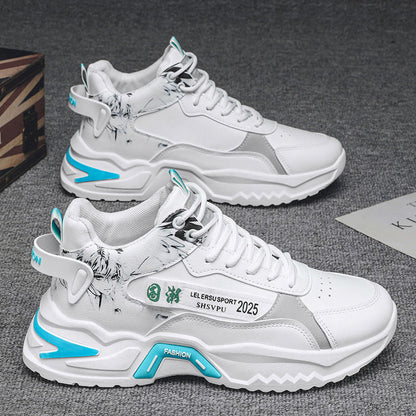 Damen Sneaker Sportlich Chunky mit Grafik Design