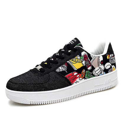 Damen Sneaker Bunt Grafik Design Sportlich Modisch