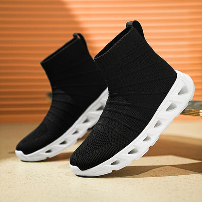 Damen Sneaker Strick Hochmodisch Flexibel