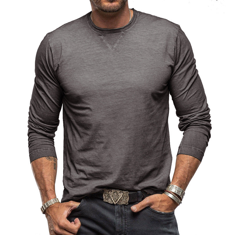 Bequemes Herren Langarmshirt aus Baumwolle Modern - BerlinGlamour