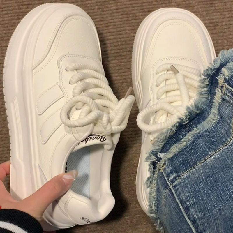 Damen Sneaker Sportlich Plattform Atmungsaktiv