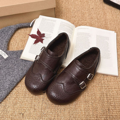 Damen Schnürschuhe Elegant Schnallenverschluss Schuhe für Frauen