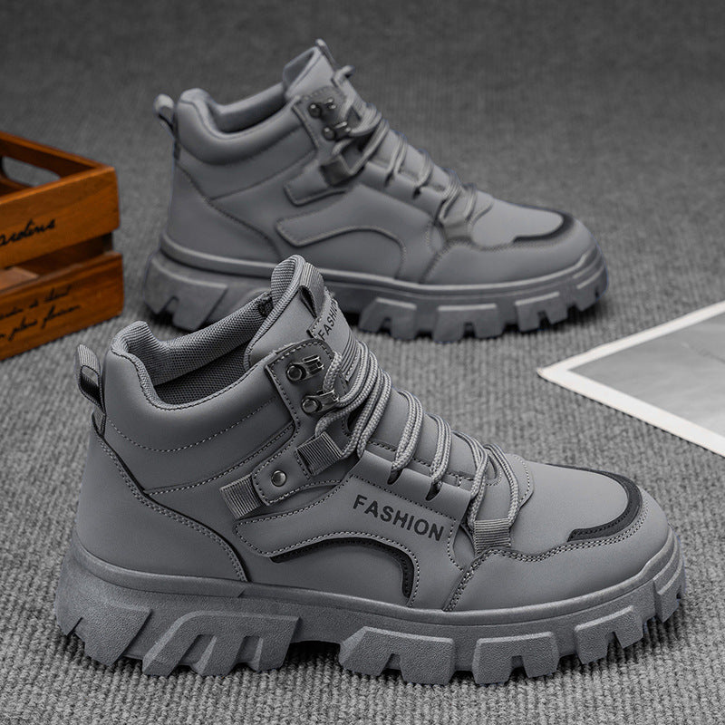Damen Sneaker High-Top Sportlich Robust mit Rutschfester Sohle