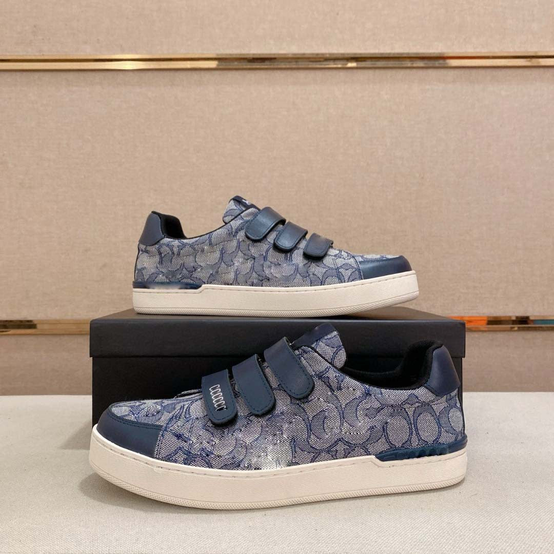 Damen Sneaker Weich Bequem Klettverschluss Sportlich