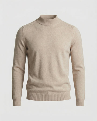 Merinowolle Pullover Rollkragen Warm