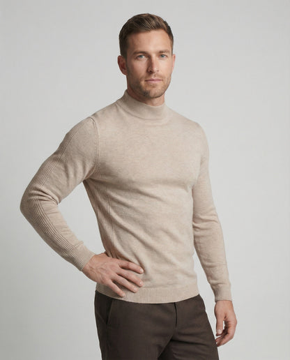 Merinowolle Pullover Rollkragen Warm - BerlinGlamour