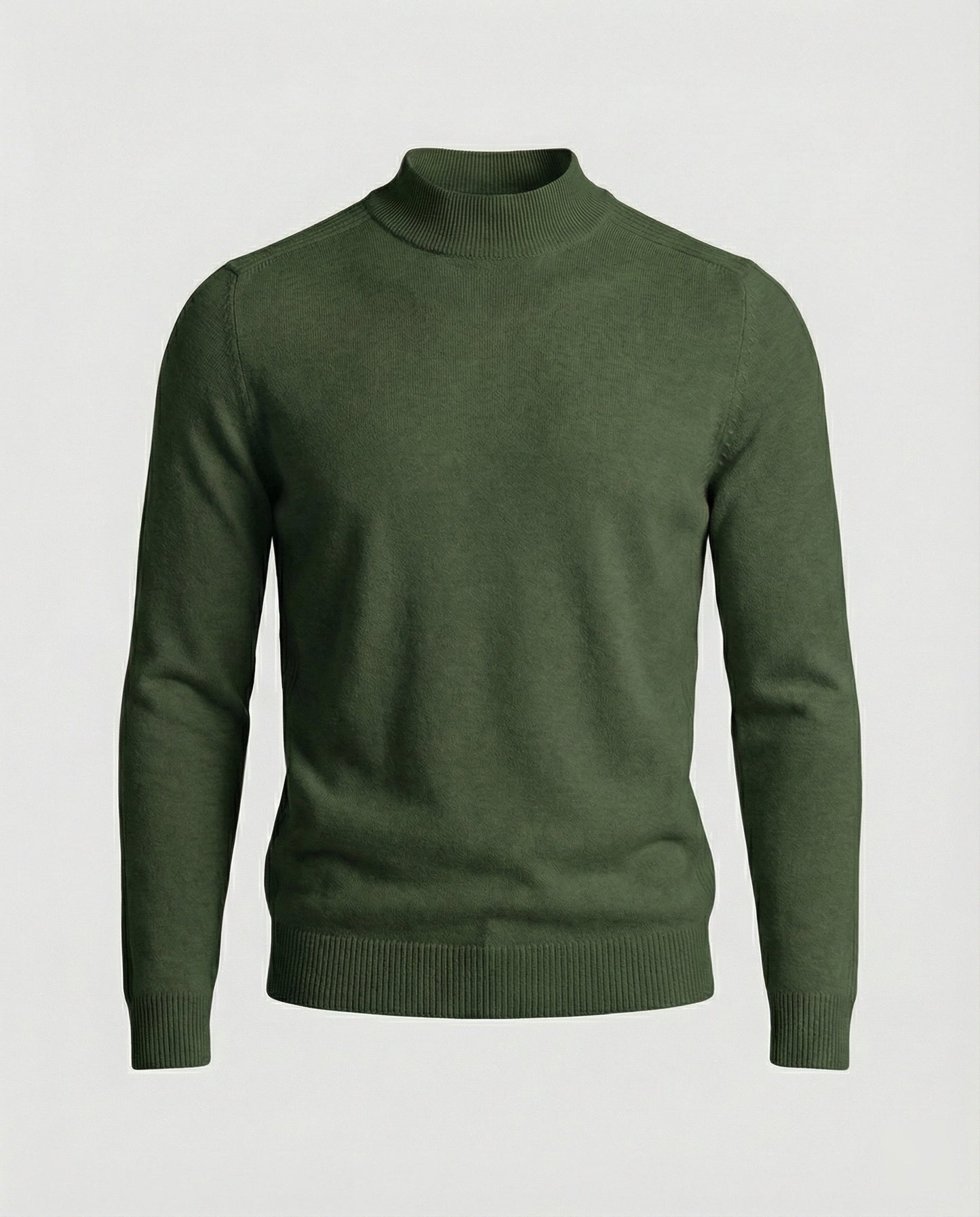 Merinowolle Pullover Rollkragen Warm