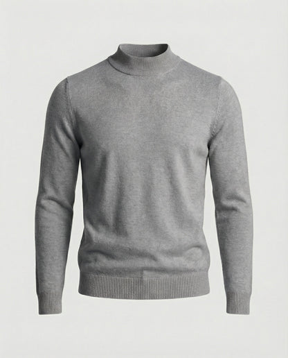 Merinowolle Pullover Rollkragen Warm