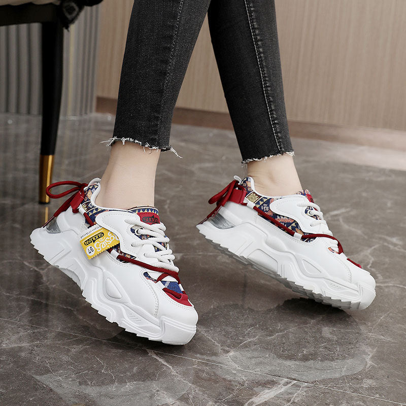 Damen Sneaker Chunky Sportlich Modisch Größe 36-41