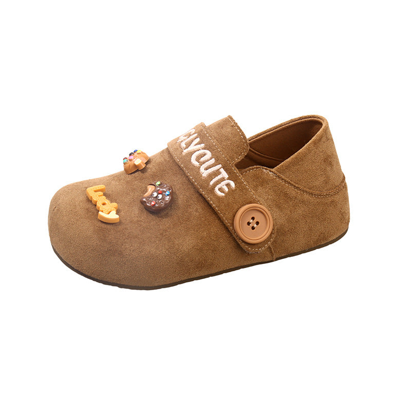 Damen Clogs mit Dekor und Klettverschluss Praktisch