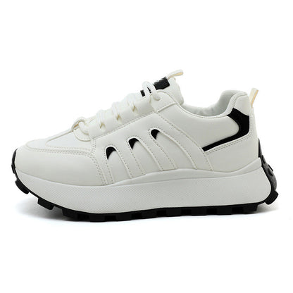 Damen Sneaker Sportlich Laufsohle Weich