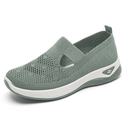 Damen Slipper Bequem Atmungsaktiv Knit Schuhe Warm