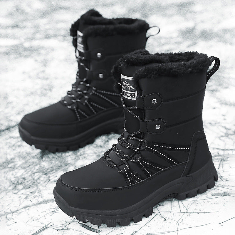 Damen Winterstiefel Gefüttert Warm Rutschfest Isolierend