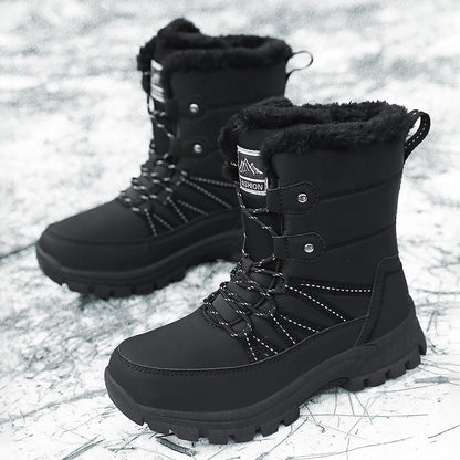 Damen Winterstiefel Gefüttert Warm Rutschfest Isolierend