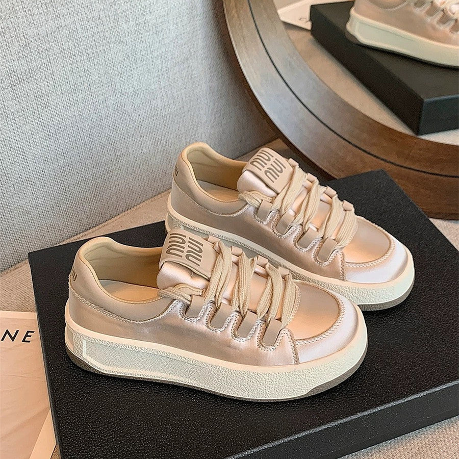 Damen Sneaker Elegante Sportschuhe Weite Sohle