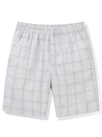 Herren Shorts Karo Modern Lässig Sommer