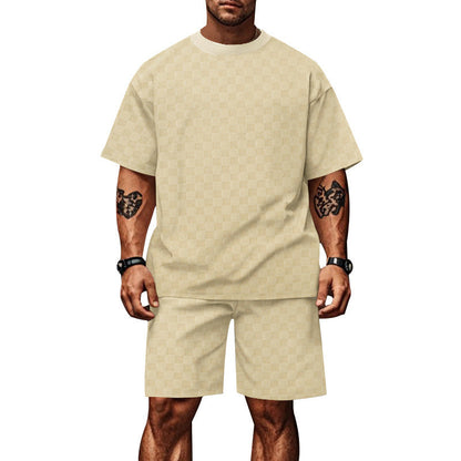 Herren T-Shirt und Shorts Set Casual Sommer