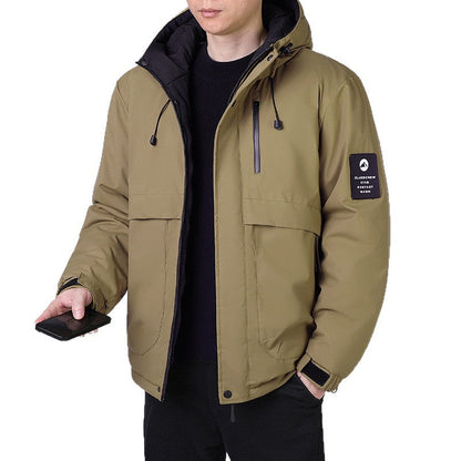 Herren Outdoor-Jacke Isoliert Wasserdicht Winter