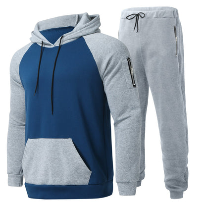 Herren Sportset Jogginghose Hoodie atmungsaktiv Funktionsshirt