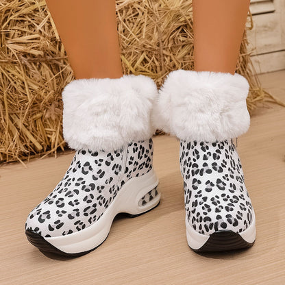 Damen Stiefel Warm Flauschig Sneaker Winter