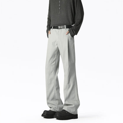 Herren lässige Weitbein-Hose mit elastischem Bund und praktischen Taschen BerlinGlamour.