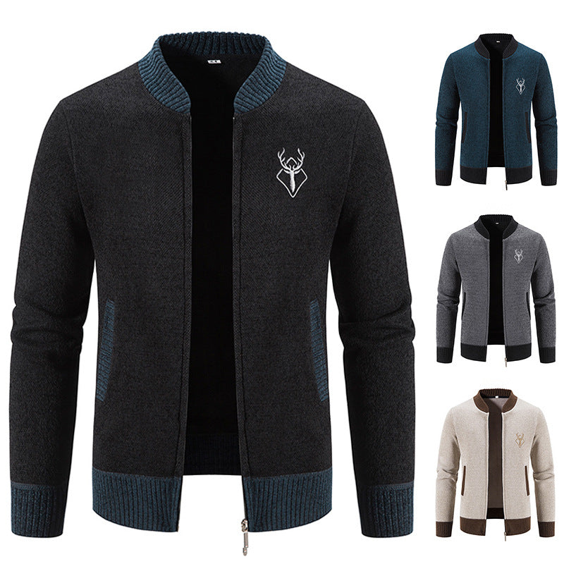 Herren Freizeitjacke Modern mit Taschen und Struktur - BerlinGlamour