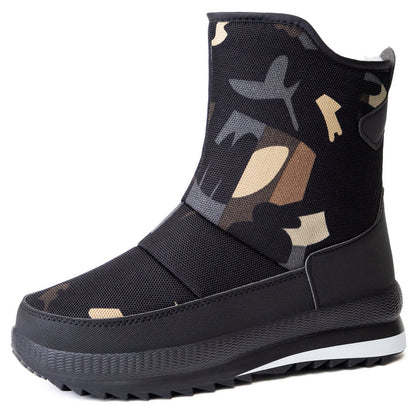 Damen Winterstiefel Isoliert Wasserabweisend Elastisch