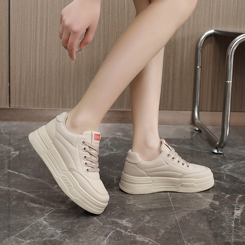 Damen Sneaker Plattform Sportlich Robust