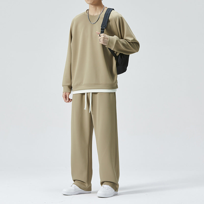 Herren Sweatshirt Hose Set Oversized Sportlich