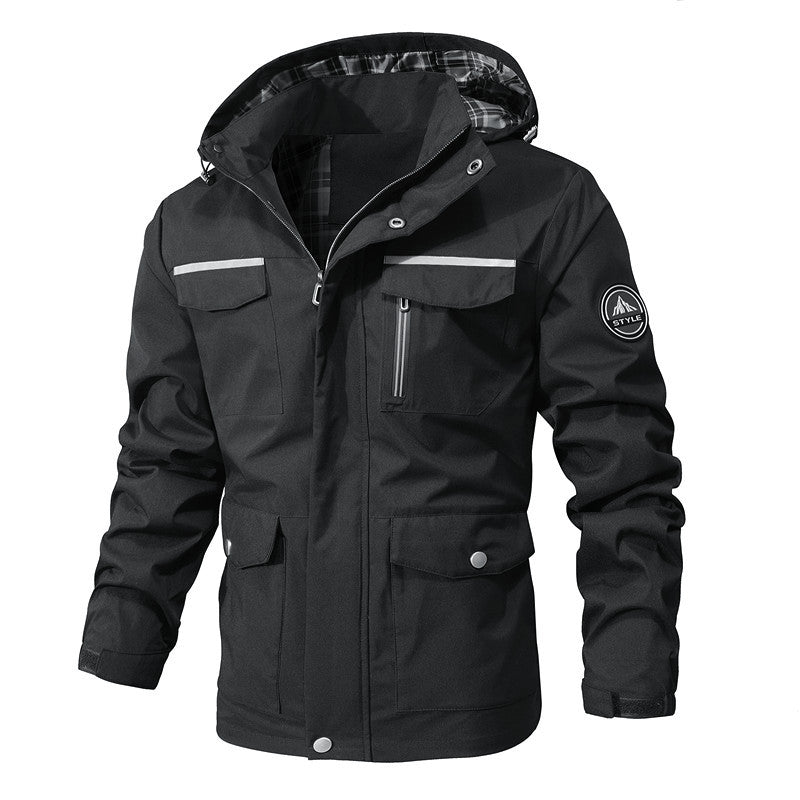 Wasserabweisende Herrenjacke Funktionsjacke Winddicht - BerlinGlamour