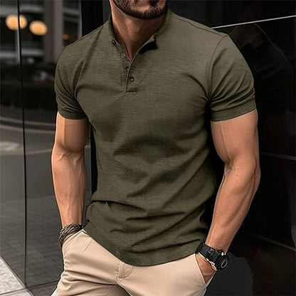 Herren Polohemd Modern atmungsaktiv Baumwolle