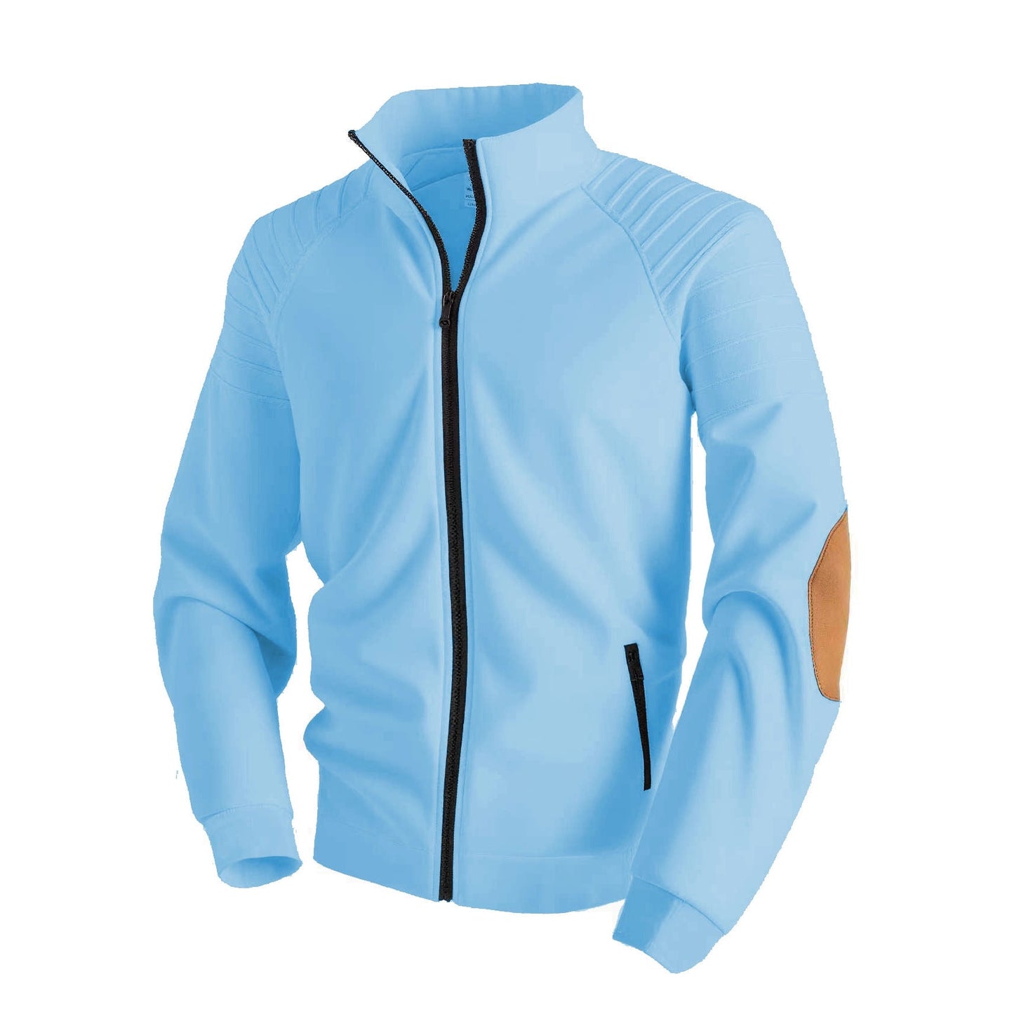 Herren Jacke Sportlich Mit Plissé Ärmeln Trendig