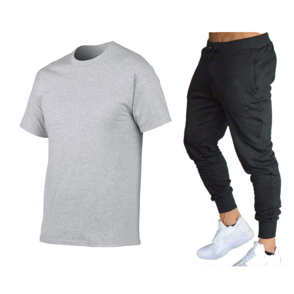 Herren Sportset Funktionales T-Shirt und Jogginghose Set