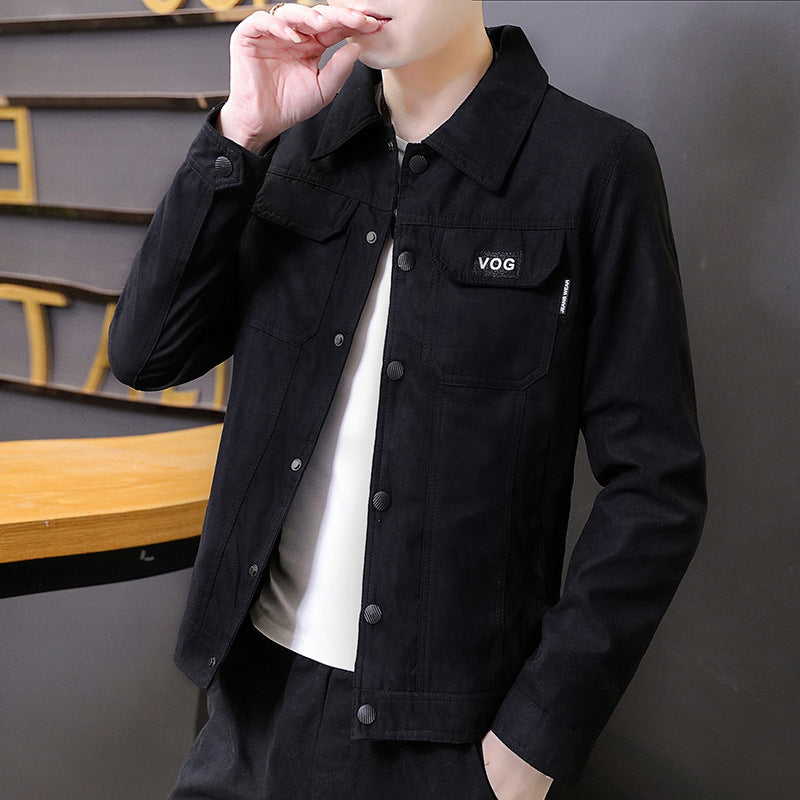 Herren Denimjacke Modern Slim Fit Jeansjacke