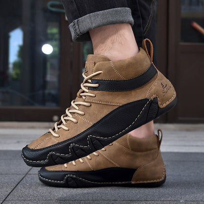 Herren Lederschuhe Echtleder Schwarz Elegant