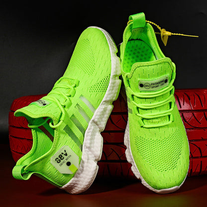 Damen Sneaker Leicht Atmungsaktiv Flex-Sohle Sportlich