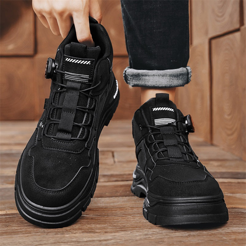 Damen Sneaker Outdoor Hoch Rutschfest Wasserdicht