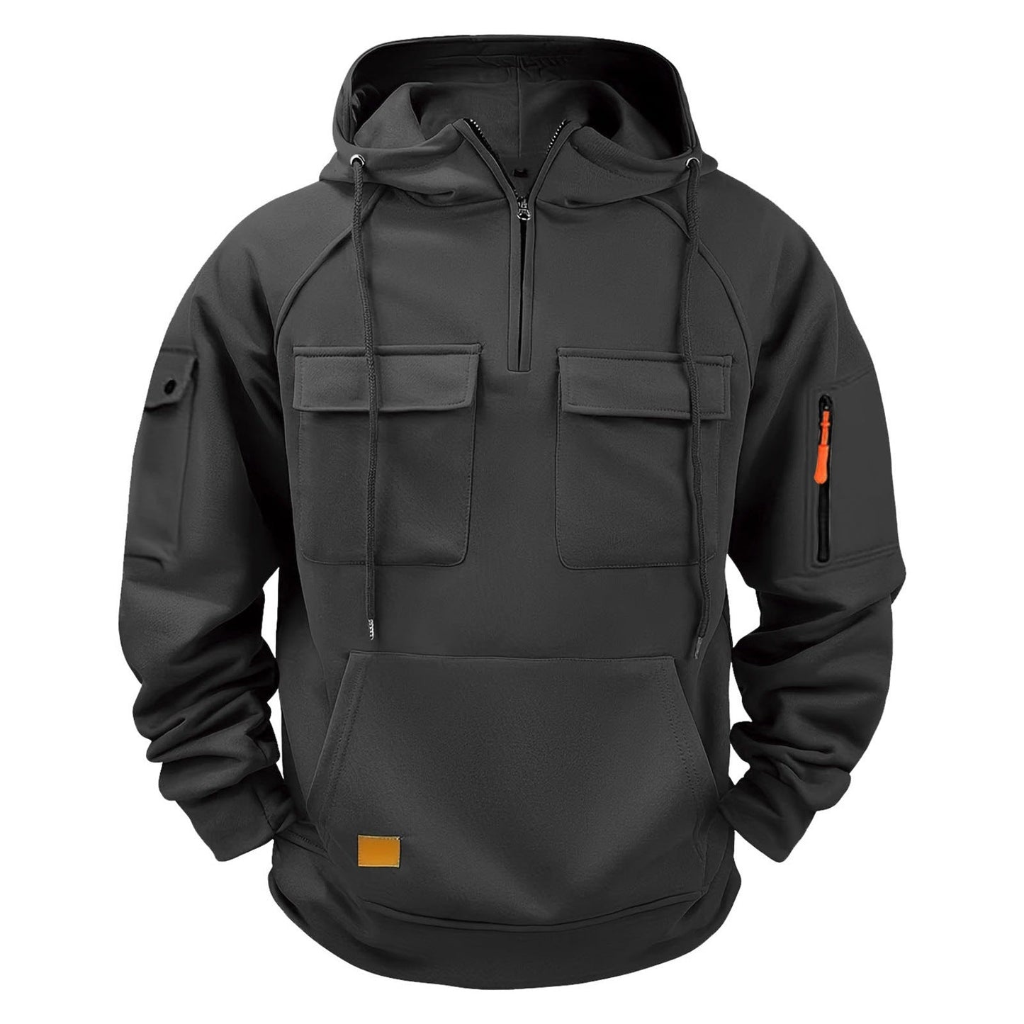 Herren Alltags-Hoodie mit praktischen Taschen BerlinGlamour: Herren Alltags-Hoodie ist ein stylisches und vielseitiges Accessoire für Damen, das mit einer Vielzahl von praktischen und modischen