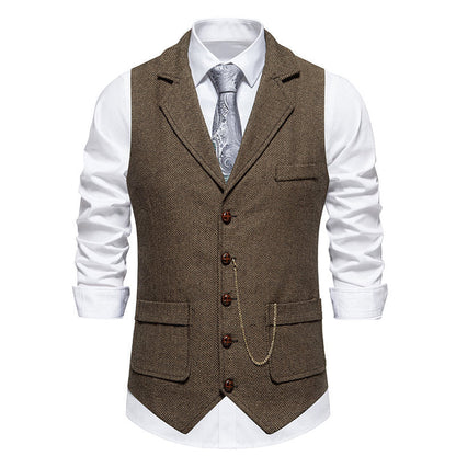 Herren Weste Elegante Slim Fit Modern Berlin Stil