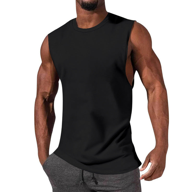 Herren Tanktop Sport Atmungsaktiv Baumwolle Modern