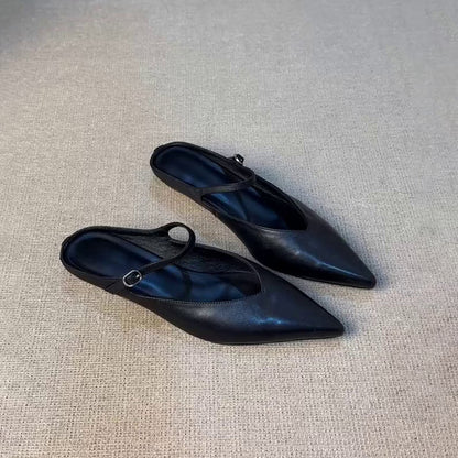 Damen Ballerinas Slingback Schuhe Elegantes Design
