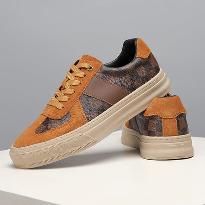 Damen Sneaker Karo-Design Rutschfest Modern - BerlinGlamour