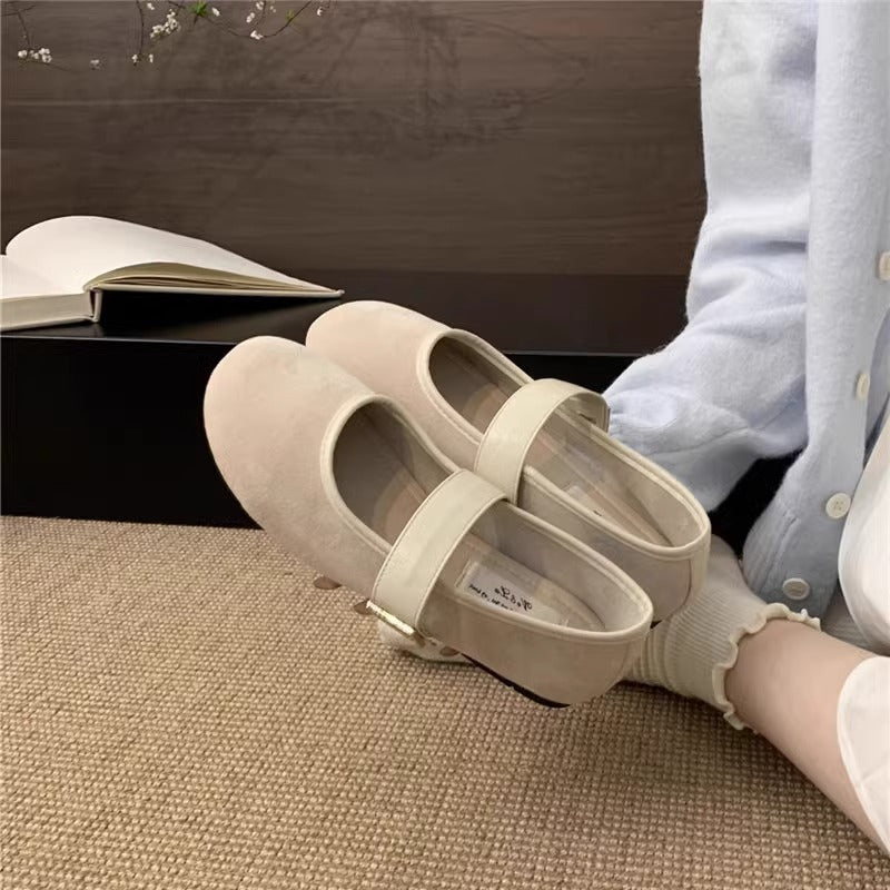 Damen Ballettschuhe Bequem Elegant Mit Riemen