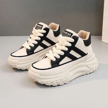 Damen Sneaker High-Top Komfortschuhe Modisch Robust