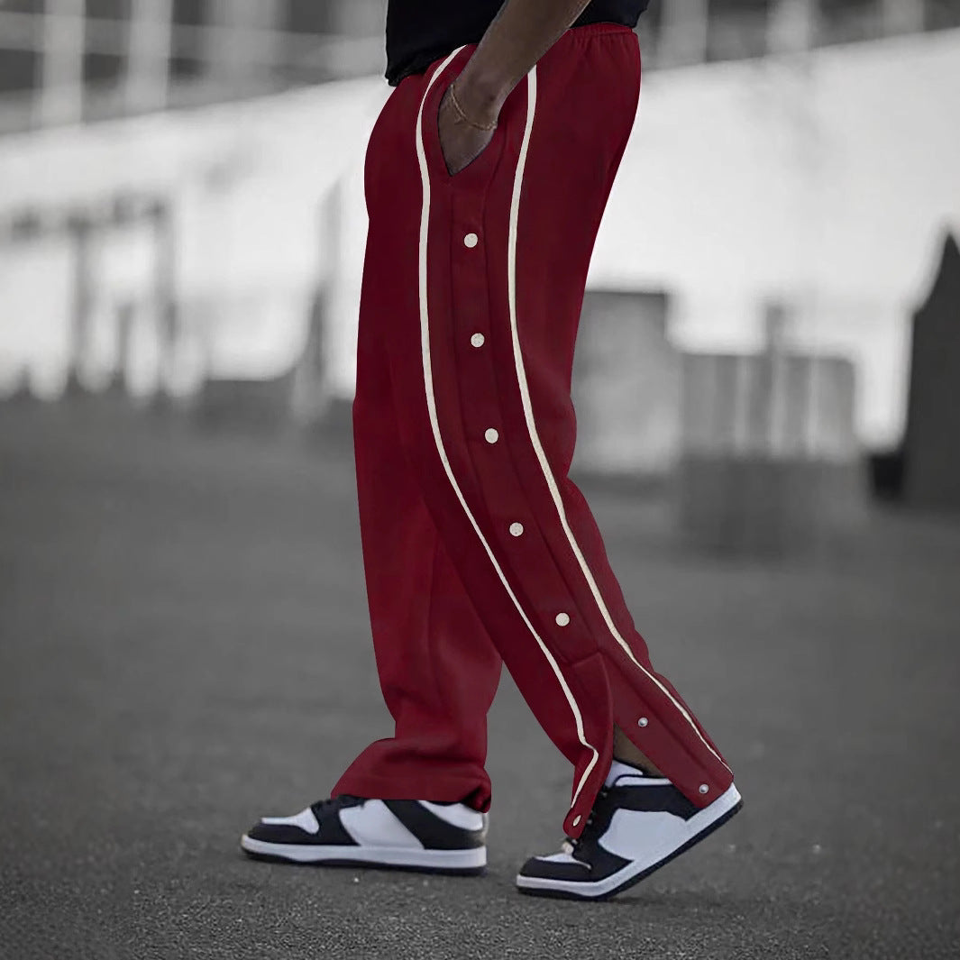 ein Beispiel für einen E-Commerce-Produktitel auf Deutsch: 

**Moderne Sportliche Laufschuhe mit seitlichen Druckknöpfen**

Dieser Titel verwendet Adjektive wie moderne,